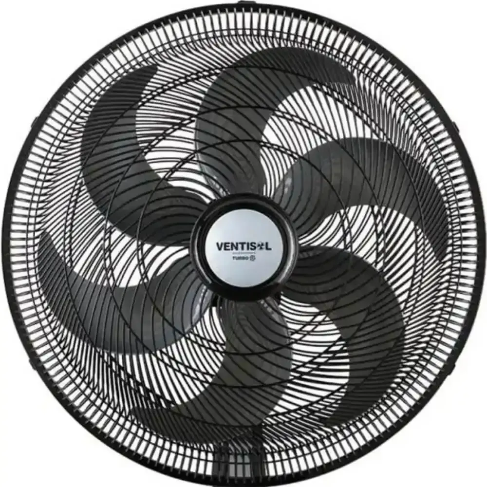 Ventilador de mesa oscilante 50 CM preto 6 pás 135W Ventisol 110 V — fotografia 4