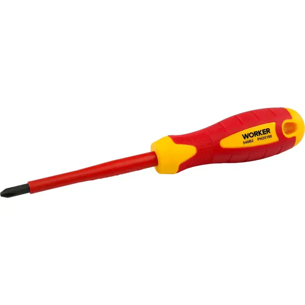 Chave de fenda cruzada/phillips vde PH2X100MM Worker — fotografia 8