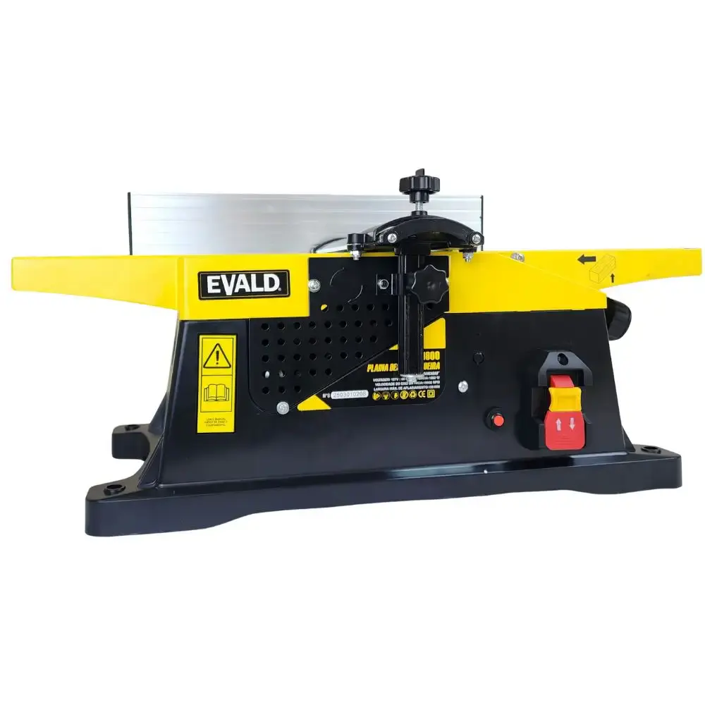 Plaina desempenadeira de bancada 6 POL 1800W EVPD-1800 Evald 110 V — fotografia 6