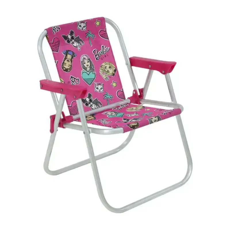 Cadeira infantil em alumínio barbie 025210 BEL