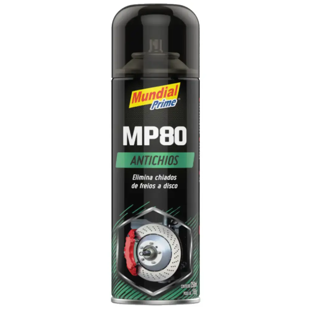 Spray Antichios para Freios 250 ml MP80 MUNDIAL PRIME