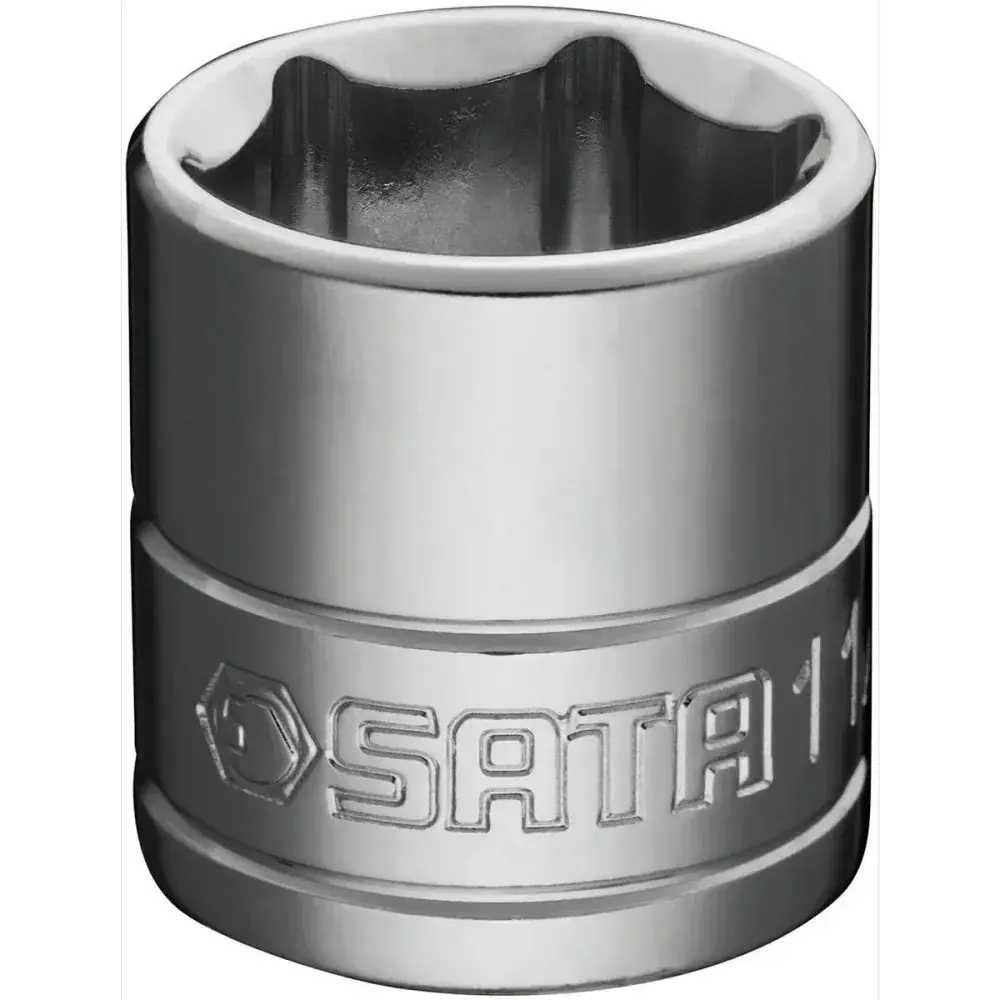 Soquete sextavado cromo com encaixe de 3/8" 3/8" Sata — fotografia 2