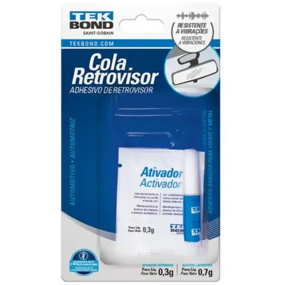 Cola adesivo para retrovisor 10ML / 50G tekbond TEK Bond — fotografia 3