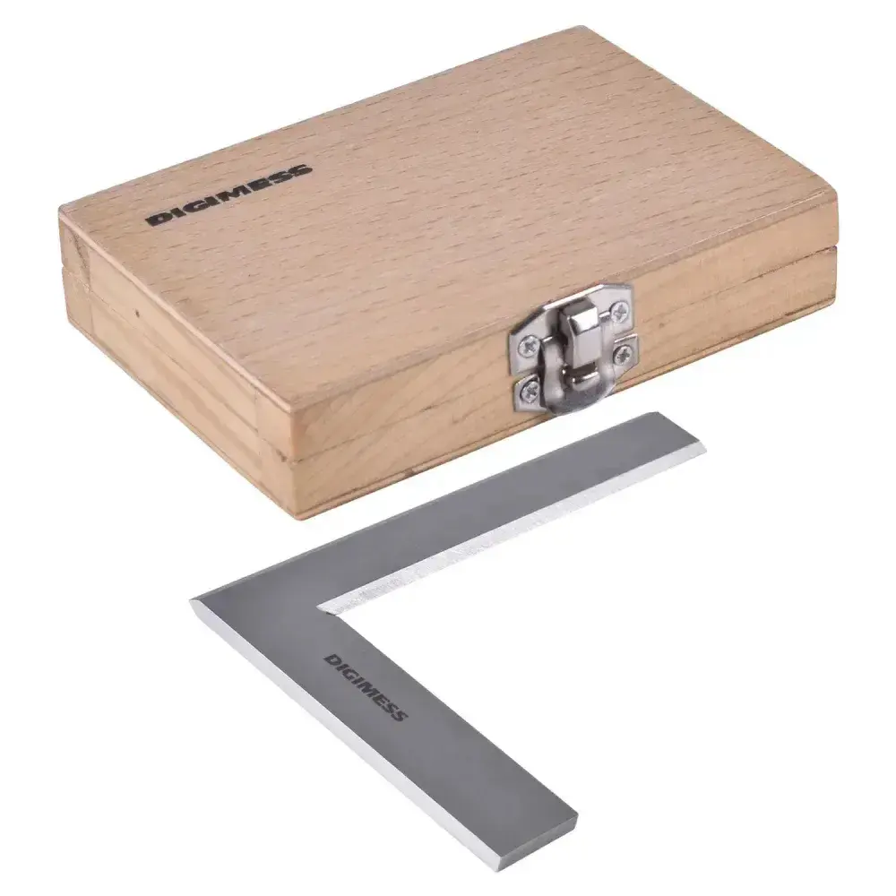 Esquadro aço inox com fio classe 0 100X70MM 170006 Digimess — fotografia 6