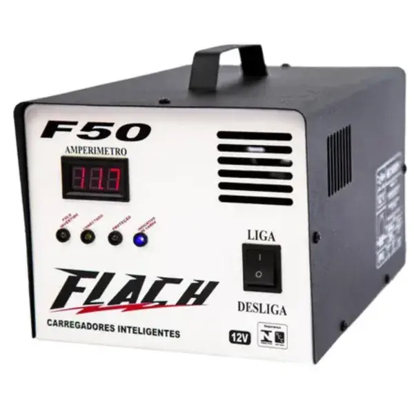 Carregador de baterias F50 - 50 ah - 12V Flach