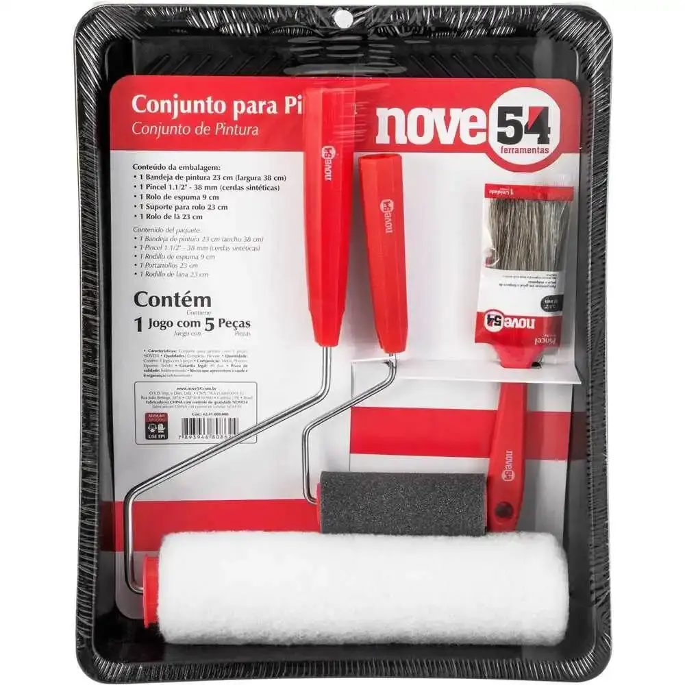 Conjunto para pintura com 5 peças 23CM 6241005000 Nove54 — fotografia 6