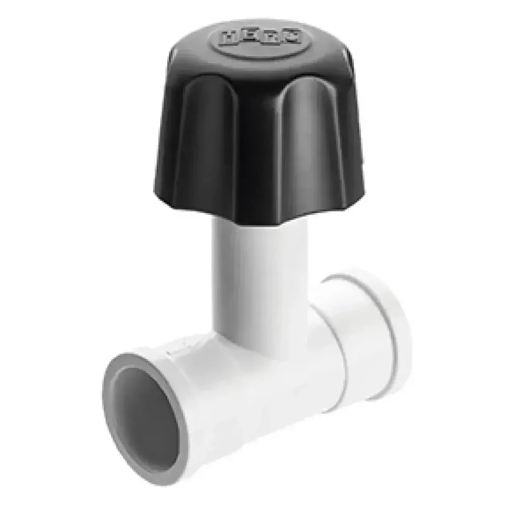 Registro de pressão soldável 25MM branco Herc — fotografia 4