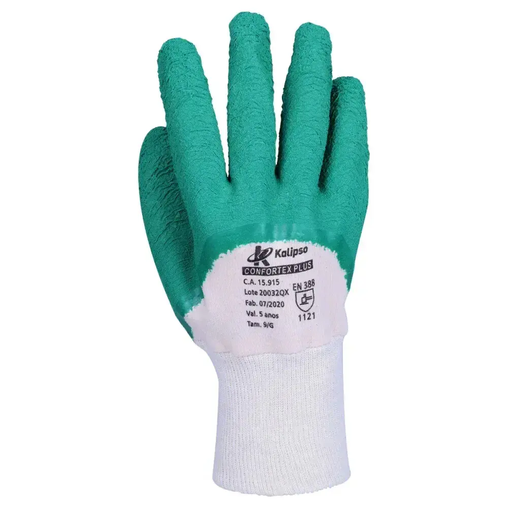 Luva banhada em látex natural confortex plus g Kalipso — fotografia 7