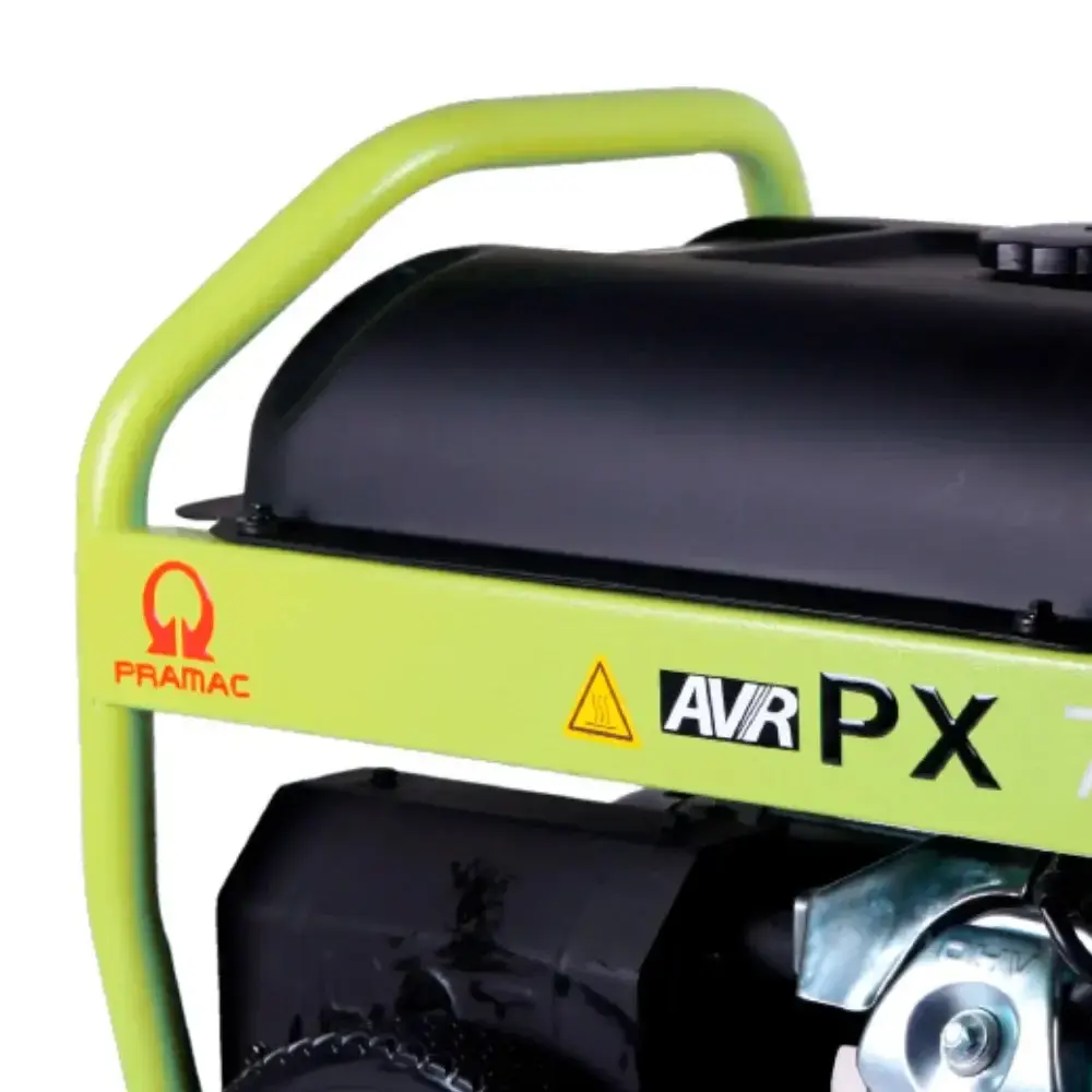 Gerador de energia à gasolina 6,6 KVA 4T com AVR e bateria PX7000 bivolt Pramac — fotografia 2