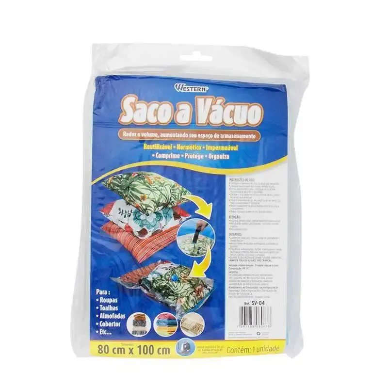 Saco para Embalar à Vácuo 80 x 100 CM SV-04 WESTERN — fotografia 3