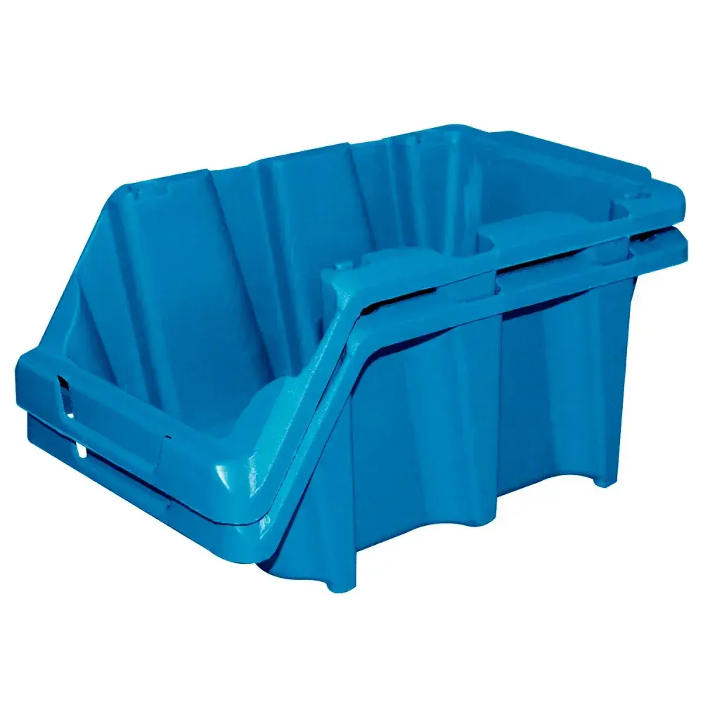 Estante gaveteiro modelo N°5 com 54 gavetas azul Bumafer — fotografia 4