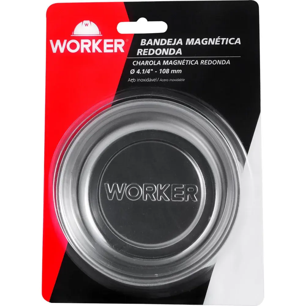 Bandeja magnética redonda 108MM Worker — fotografia 5