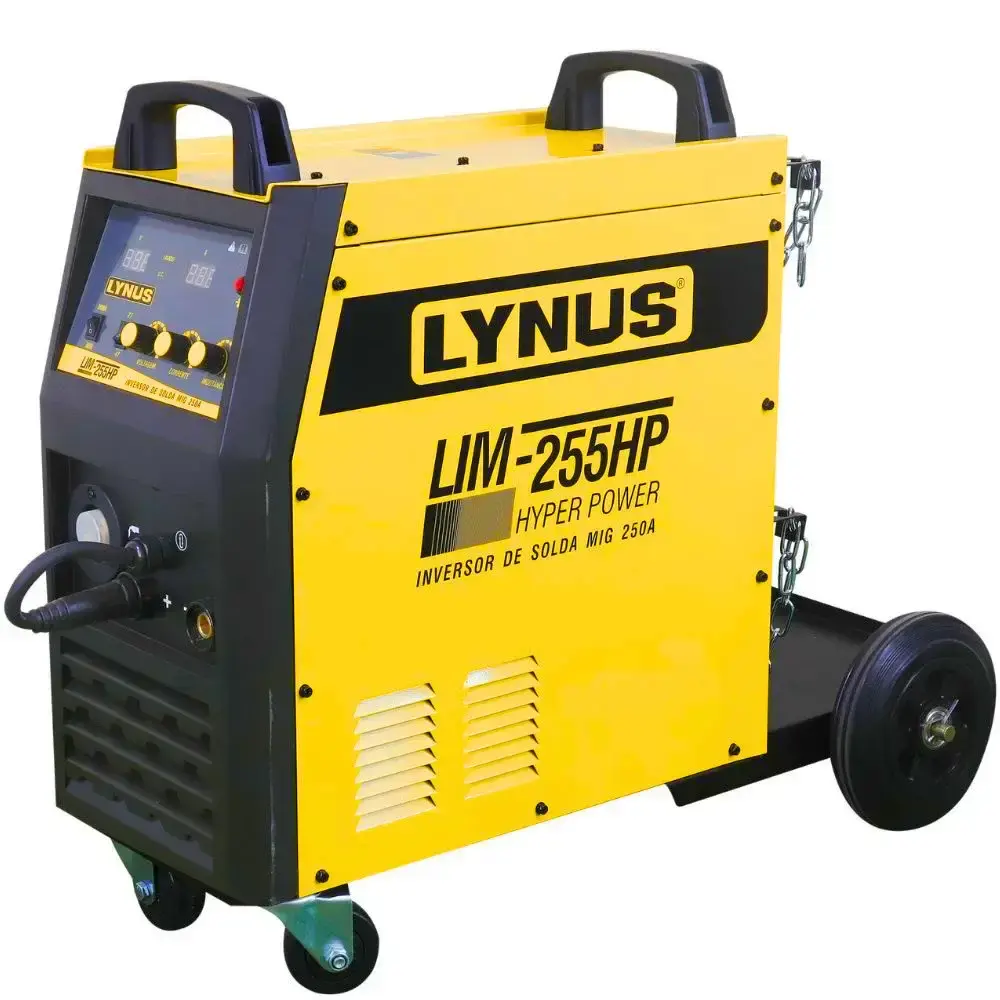 Máquina de solda inversora multiprocessos MIG TIG LIM-255 220V Lynus 220 V