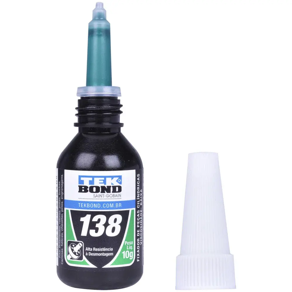 Adesivo fixa rolamento 138 verde 10 g Tekbond — fotografia 3