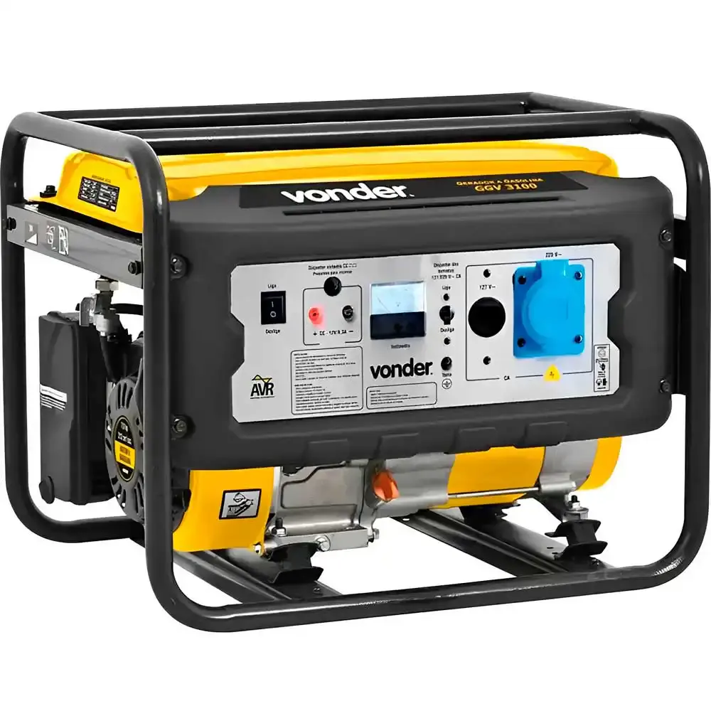 Gerador de energia à gasolina 3.1 KVA 4 tempos GGV-3100 mono 110/220V Vonder — fotografia de referência