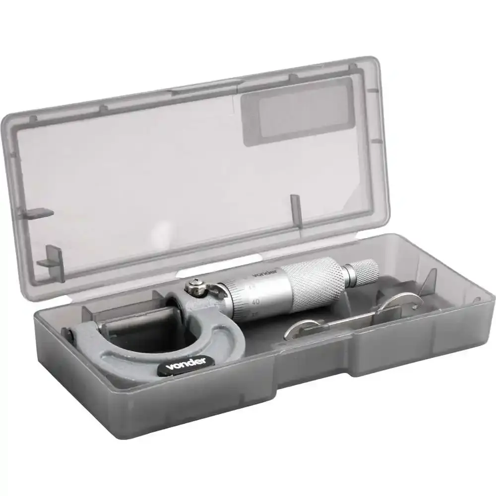 Micrômetro externo 0 a 25MM graduação 0,01MM MC-025 Vonder — fotografia 3