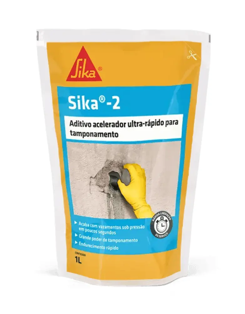 SIKA-2 aditivo impermeabilizante ultra-rápido 1L Sika