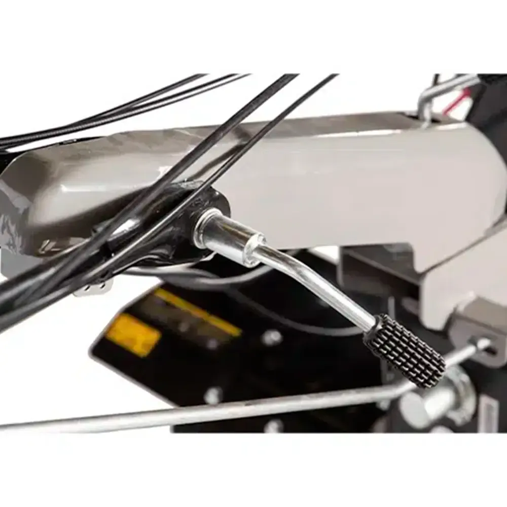Motocultivador diesel 11 HP 4T 418 CC rodas e enxadas TDT135RE12XP 704-013 Toyama — fotografia 6
