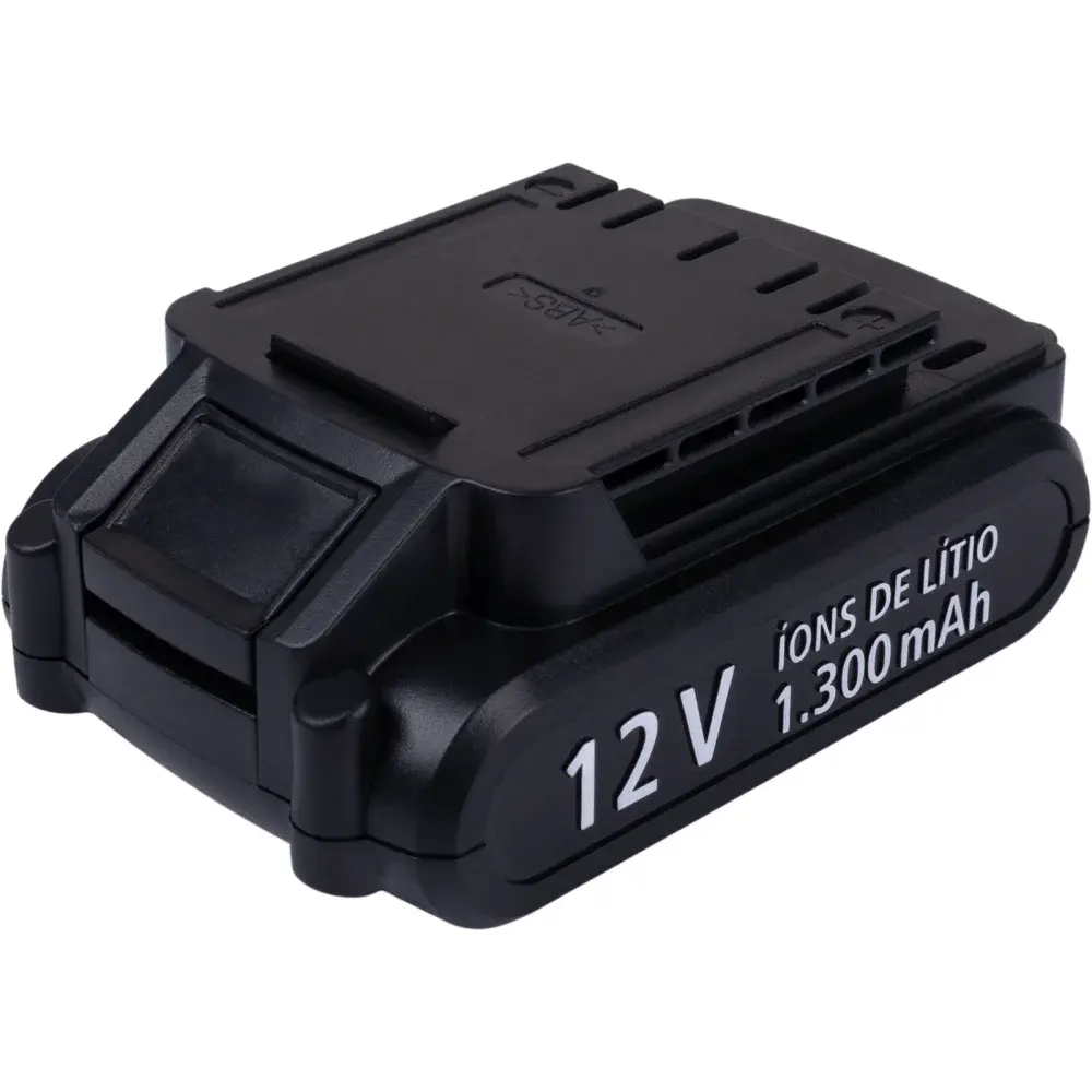 Parafusadeira 12V impacto 1 bateria 13 peç Worker — fotografia 5