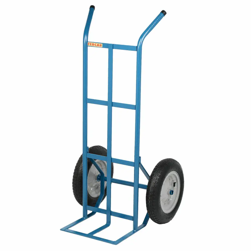 Carrinho armazém CCP200 200KG rodas pneumáticas Fercar