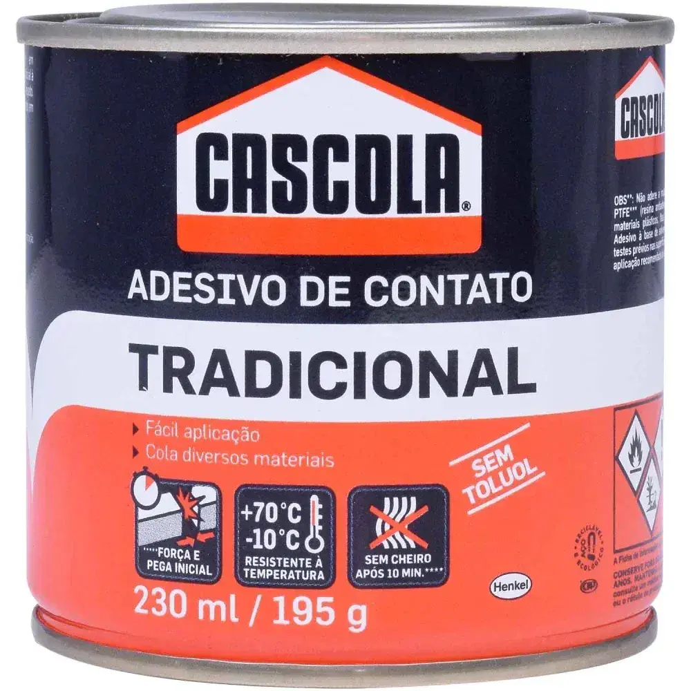 Cascola tradicional sem toluol 195G Henkel — fotografia 6