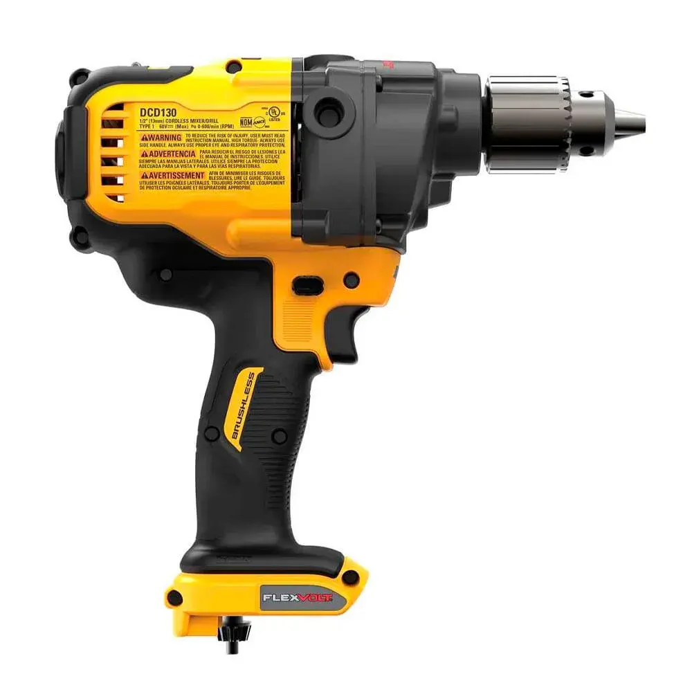 Furadeira mixer arg cluth com 60V dcd 130B-B3 da Dewalt — fotografia 4