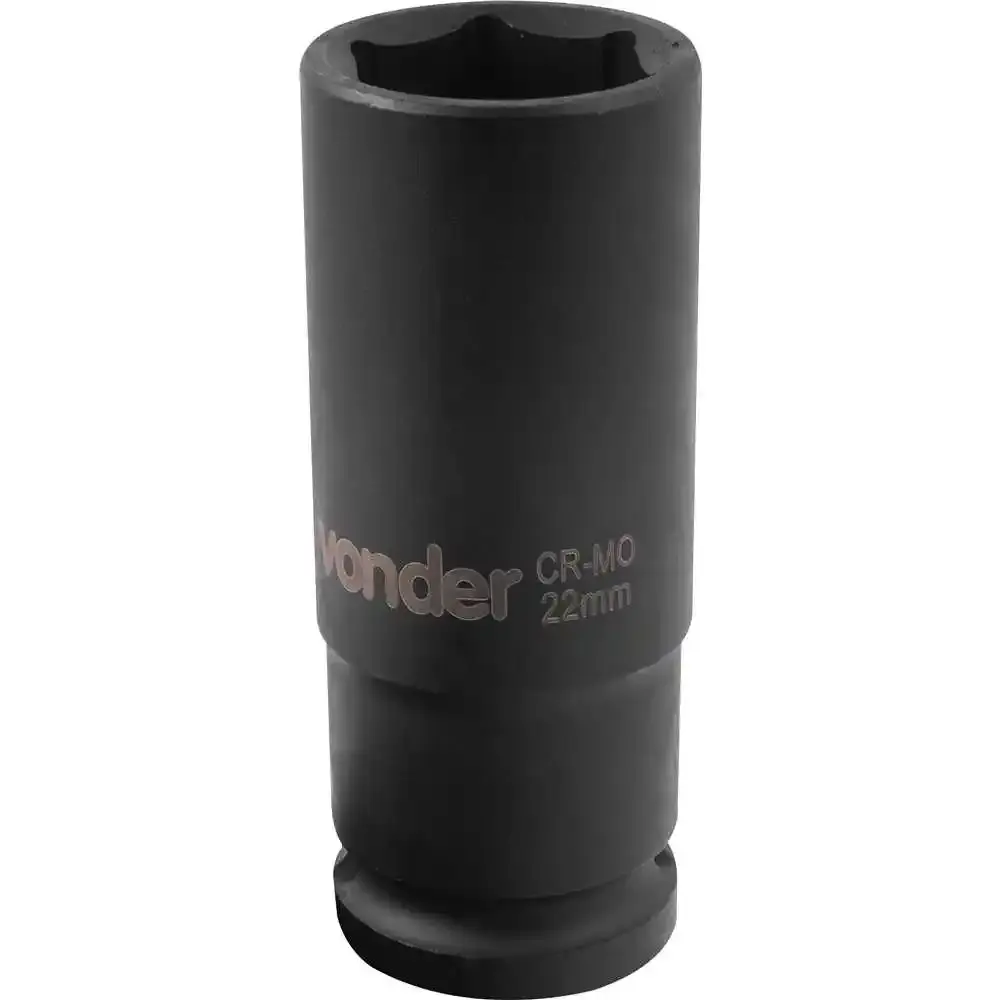 Soquete sextavado longo de impacto 22MM 1/2POL Vonder — fotografia 3