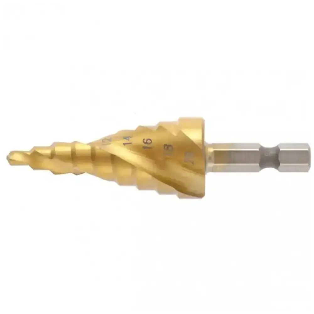 Broca escalonada de 4 à 20MM HSS espiral profissional MTX — fotografia 4