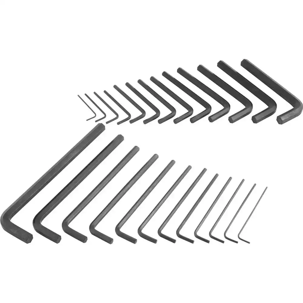 Jogo de chaves allen 25 pçs 1,5 a 10MM e 1/16 a 3/8 POL Nove54