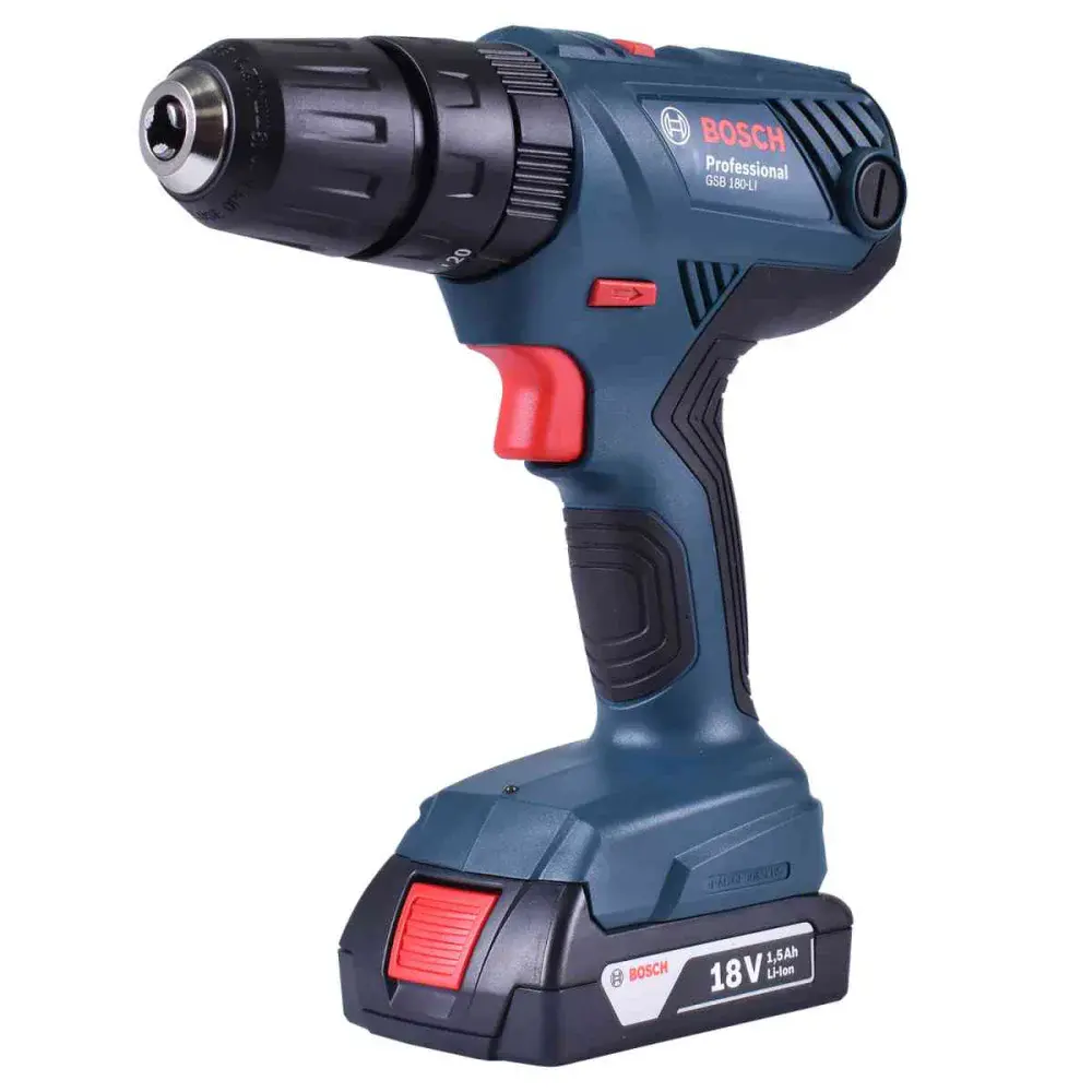 Conjunto chave de impacto GDX180L + parafusadeira/furadeira GSB180LI Bosch — fotografia 4