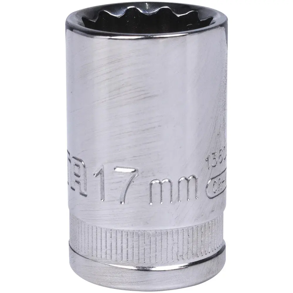 Soquete estriado 17 mm encaixe 1/2 Sata ST13608SC — fotografia de referência