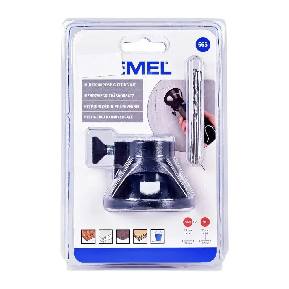 Jogo guia de corte multiuso modelo 565 Dremel — fotografia 10
