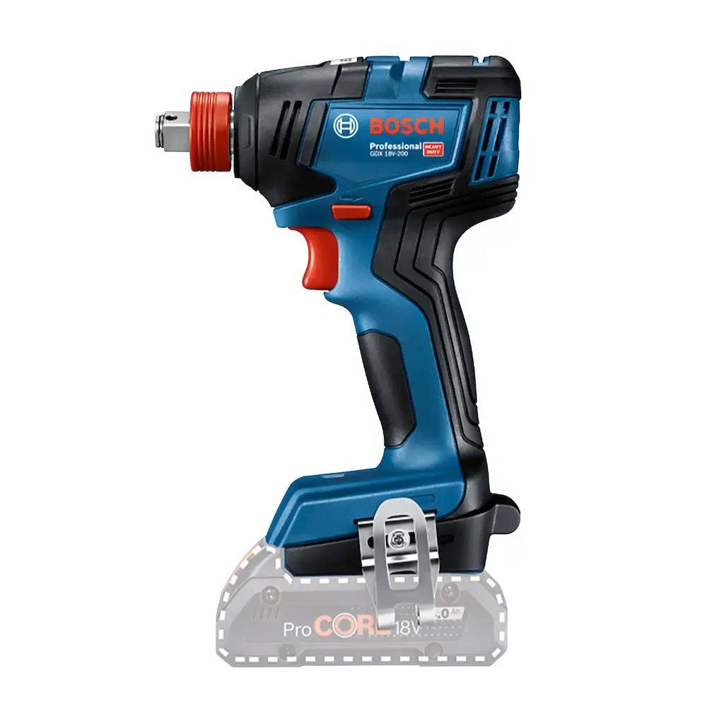 Kit parafusadeira GSB-18V-50 + chave impacto bivol TGDX-18V-200 Bosch Bivolt — fotografia 6