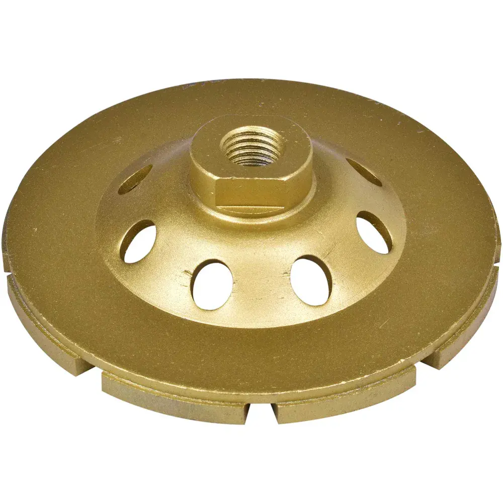 Rebolo diamantado segmentado duplo M14 4.1/2" 115MM Bumafer — fotografia 3