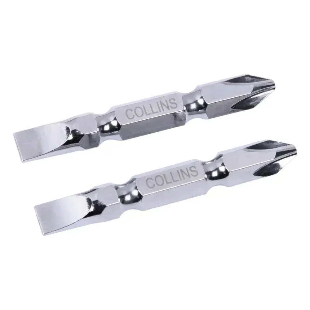 Bits PH2 1/4 ponta dupla fenda e phillips 6MMX50MM Collins — fotografia 4