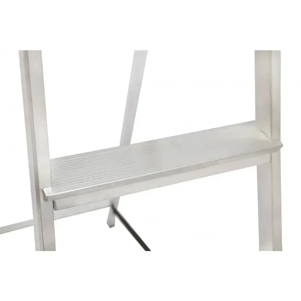 Escada de alumínio 7 degraus 197X48CM Maestro — fotografia 6