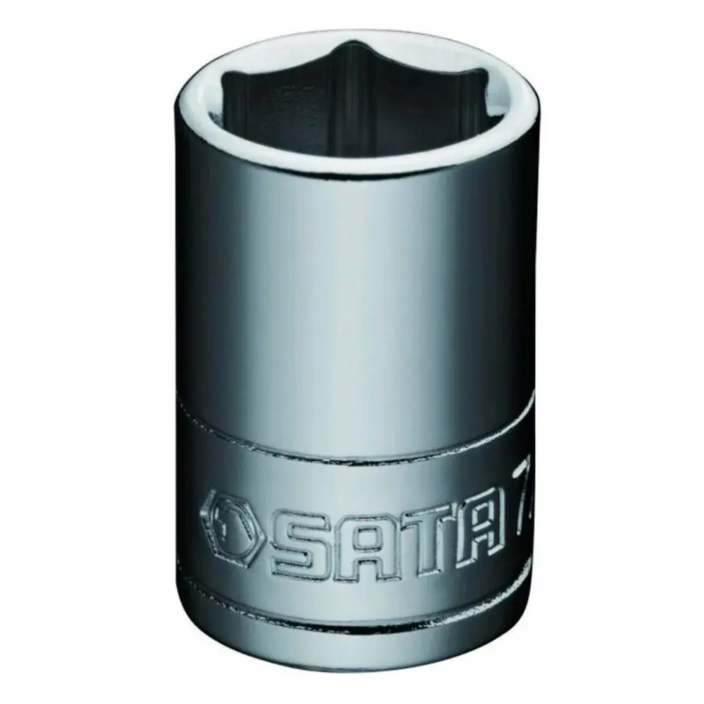 Soquete sextavado cromo com encaixe de 1/4" 3/16" Sata — fotografia de referência