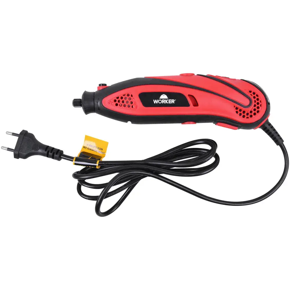 Microrretífica 130W 190 peç Worker 127V — fotografia 3