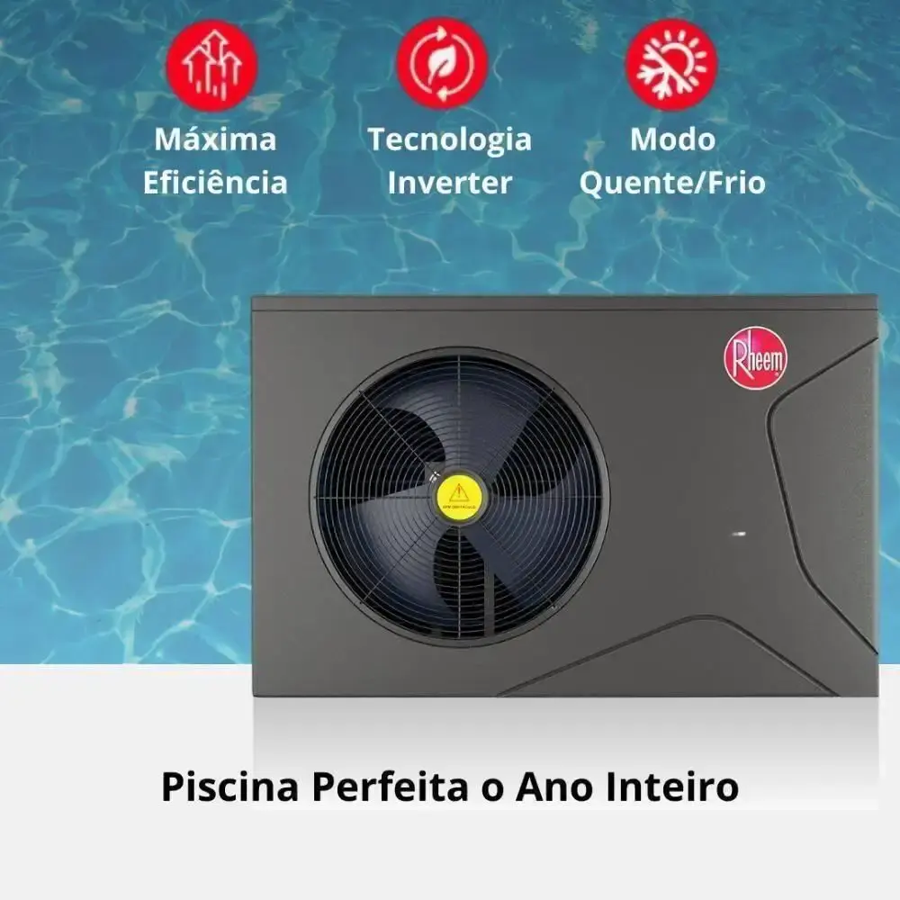 Bomba trocador de calor inverter RB 80 80000 btus Rheem 220 V — fotografia 5