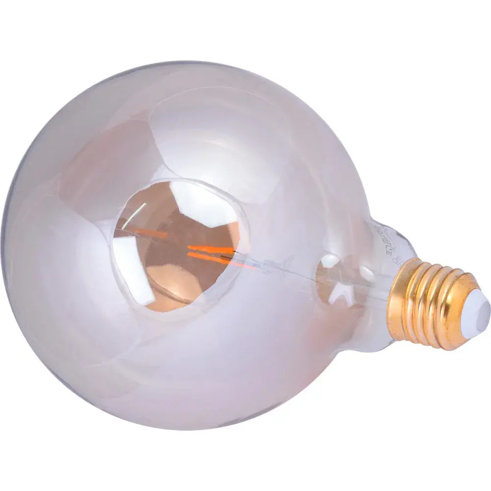 Lâmpada led filamento vintage globo G125 bivolt Liege — fotografia 3