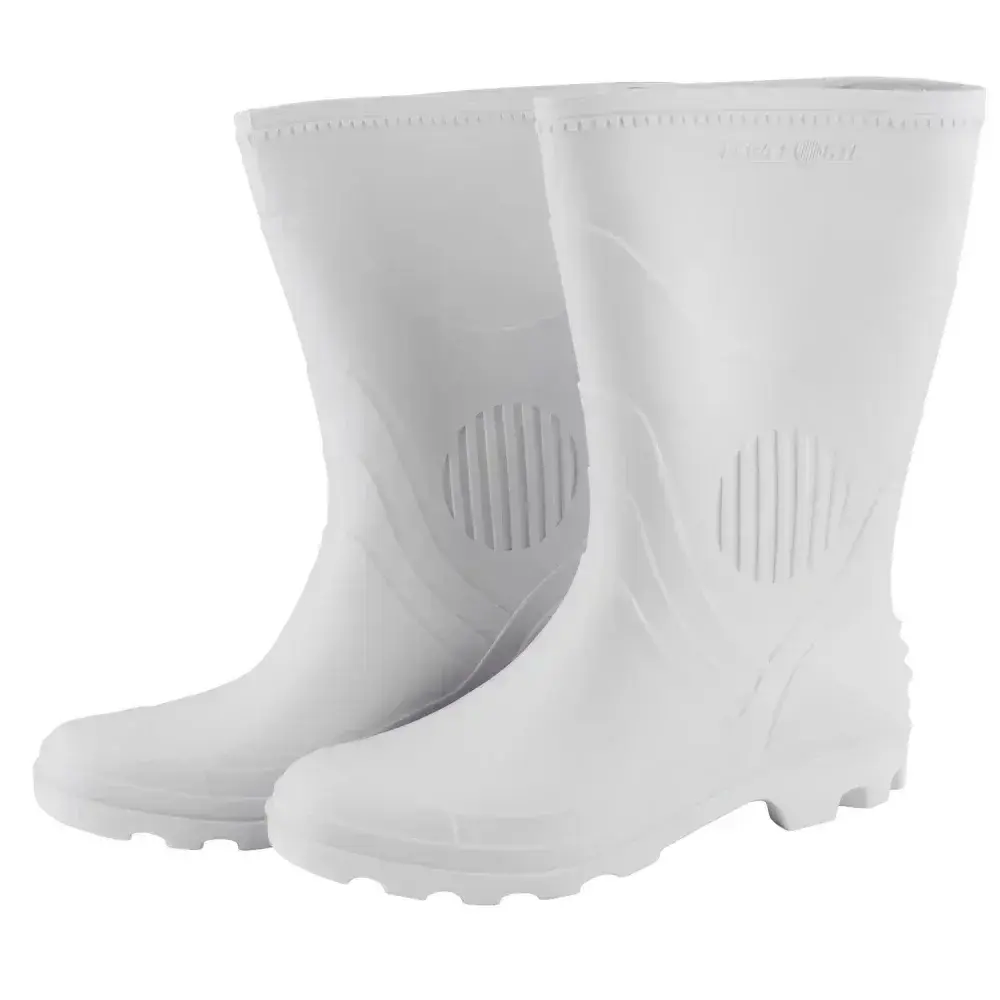 Bota de pvc branca Nº45 modelo 387 pega forte grendene