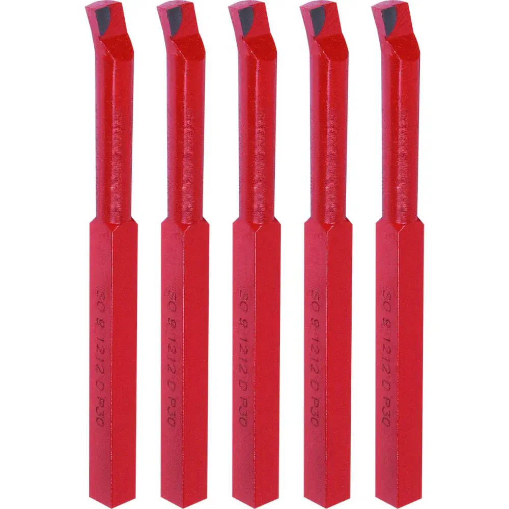 Kit de ferramentas soldadas para torno iso 9 1212 d P30 - 5 peç da Bumafer