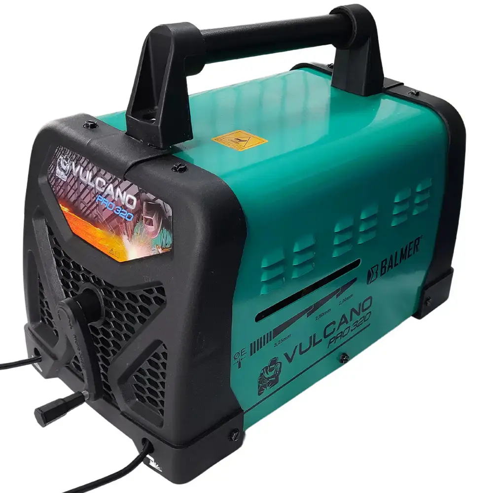 Solda transformador vulcano PRO 320 250A 9.7 KVA 110/220V Balmer — fotografia 4