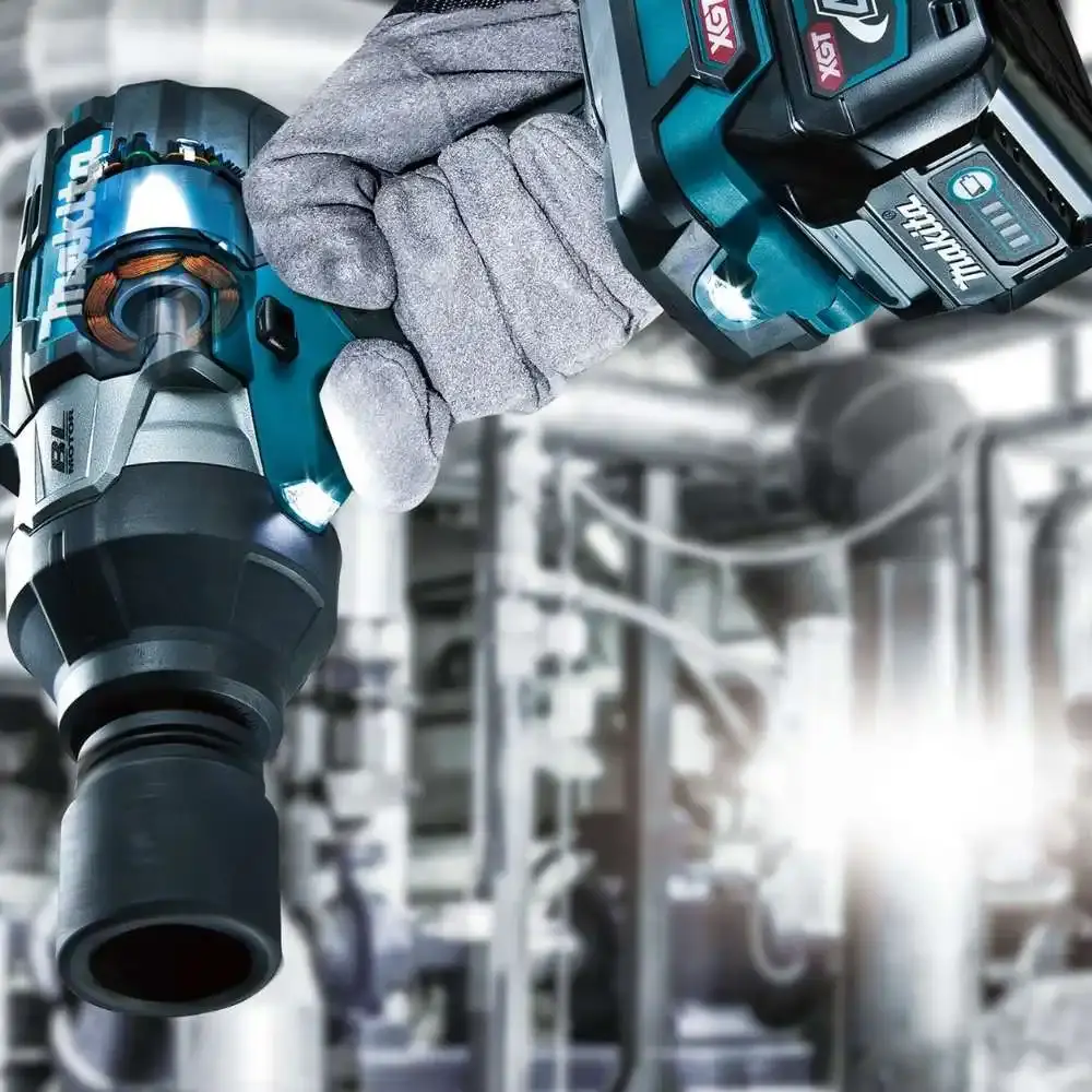 Chave de impacto 1/2POL 1700NM a bateria 40V sem bateria e carregador Makita — fotografia 4