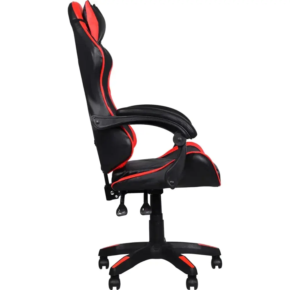 Cadeira gamer vermelha e preta 120KG Kala — fotografia 5