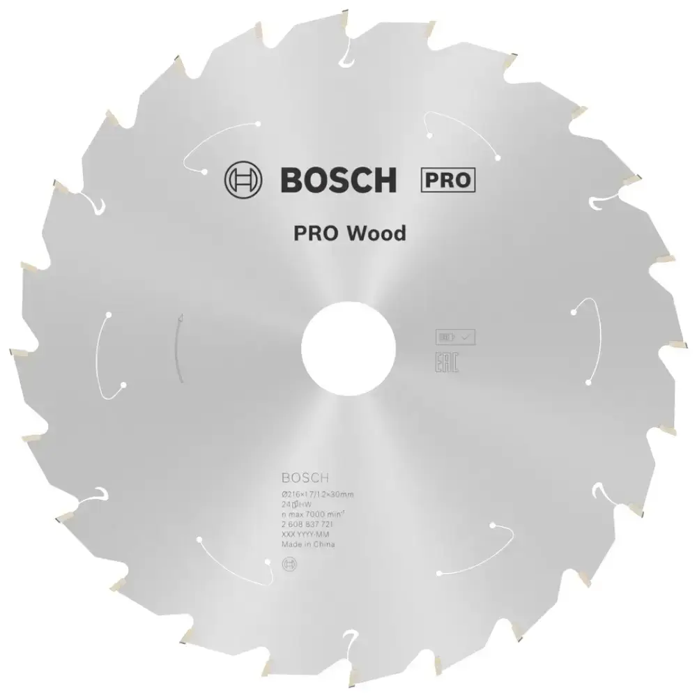 Disco de serra circular PRO wood cordless 305X30MM 40 dentes Bosch — fotografia de referência