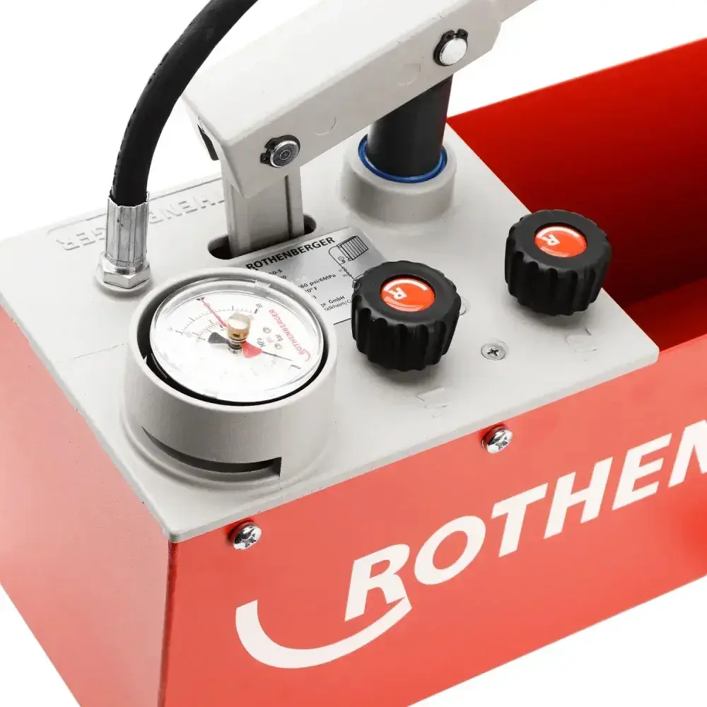 Bomba de teste hidrostático RP50S 60BAR Rothenberger — fotografia 10