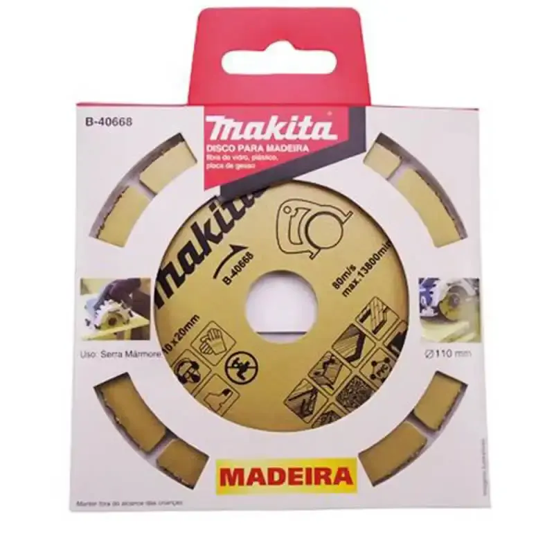 Disco de serra mármore para madeira 110X20 MM tungstênio B-40668 Makita — fotografia 3