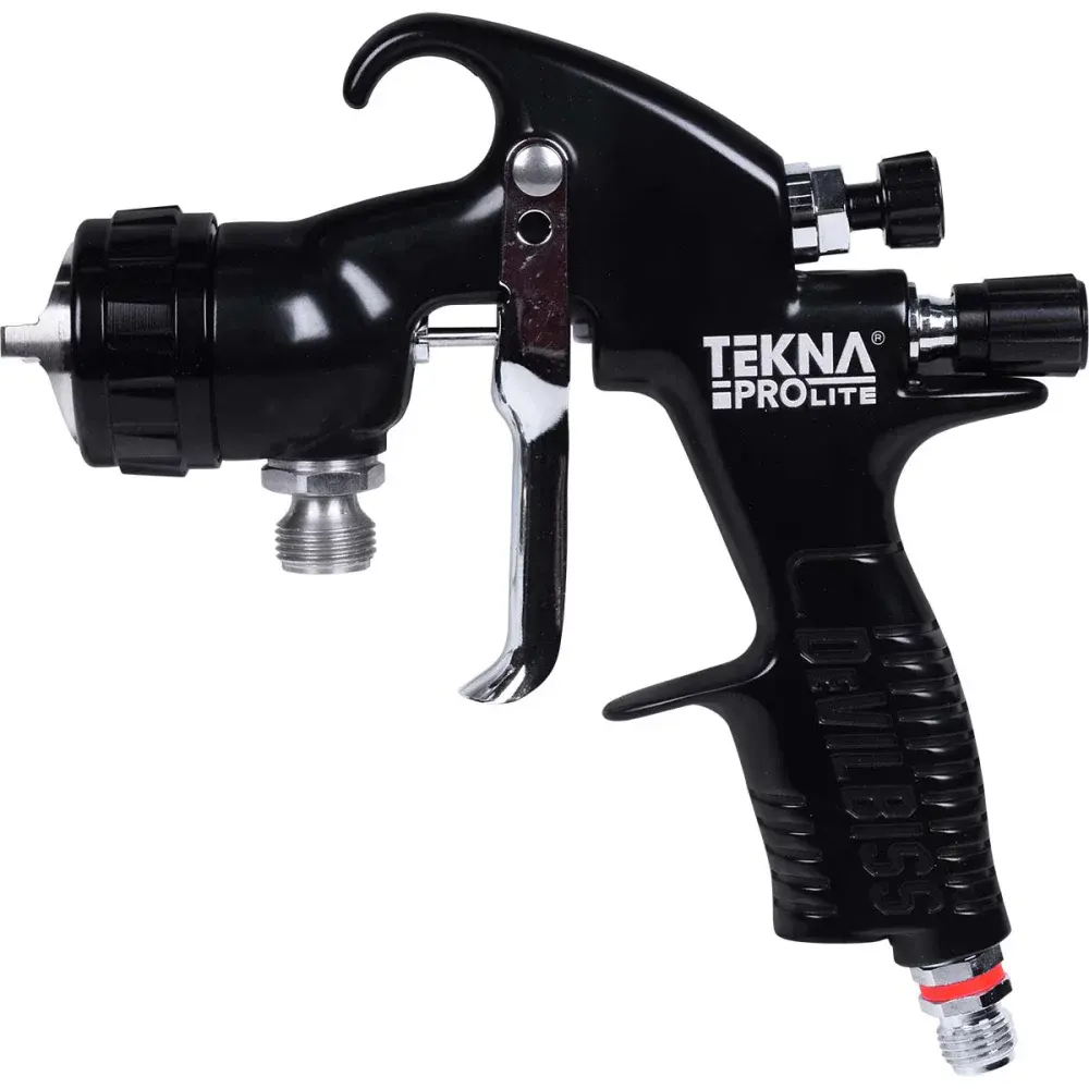 Pistola de pintura a pressão tekna prolite 1,0MM 50PSI Devilbiss