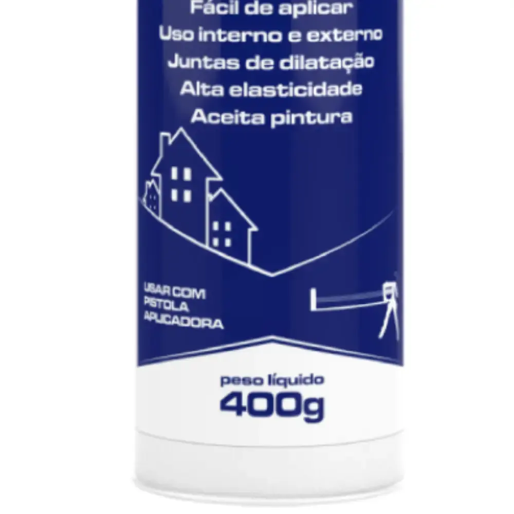 Selante poliuretano para construção PU40 preto 12 unidades mundial prime — fotografia 5